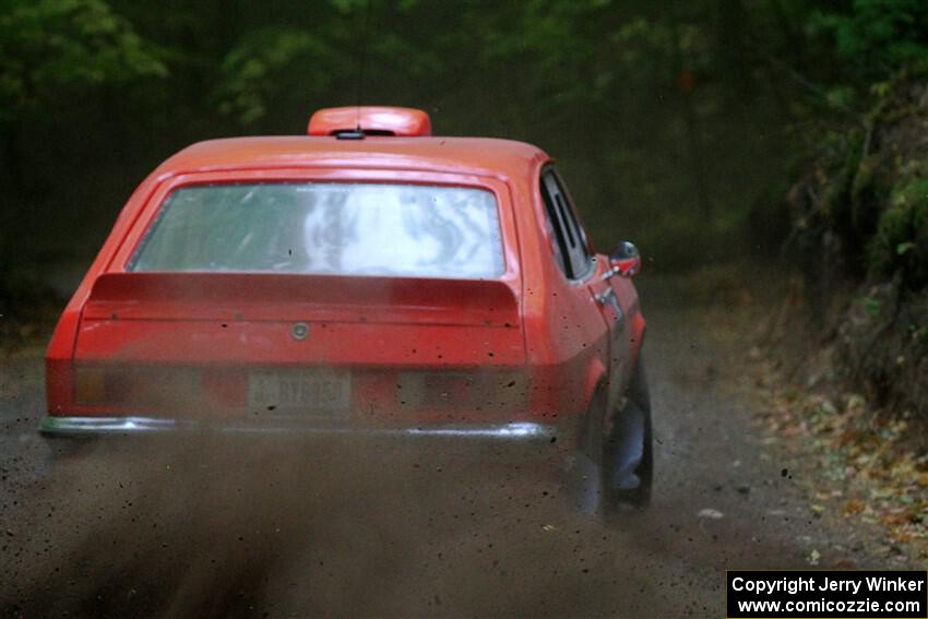 Mike Hurst / Randall Short Ford Capri on SS16, Mount Marquette.