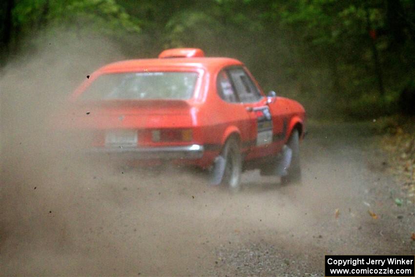 Mike Hurst / Randall Short Ford Capri on SS16, Mount Marquette.