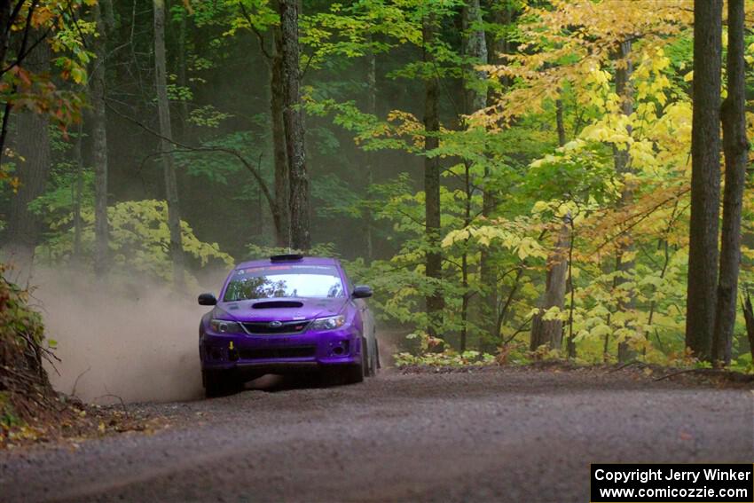 Silas Himes / Aleut Hatfield Subaru WRX STi on SS16, Mount Marquette.