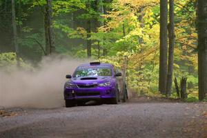 Silas Himes / Aleut Hatfield Subaru WRX STi on SS16, Mount Marquette.