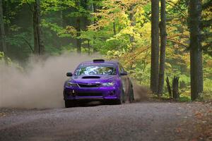 Silas Himes / Aleut Hatfield Subaru WRX STi on SS16, Mount Marquette.