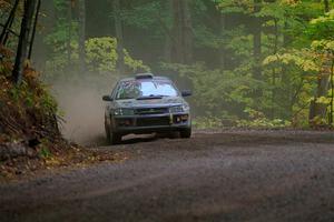 Dylan Gondyke / Zach Stewart Subaru Impreza on SS16, Mount Marquette.