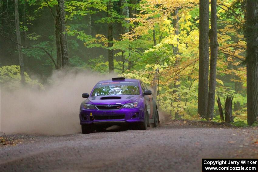 Silas Himes / Aleut Hatfield Subaru WRX STi on SS16, Mount Marquette.