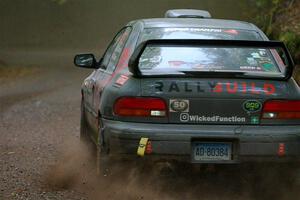 Dylan Gondyke / Zach Stewart Subaru Impreza on SS16, Mount Marquette.