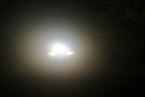 Matt Nykanen / Lars Anderson BMW 328i on SS16, Mount Marquette.