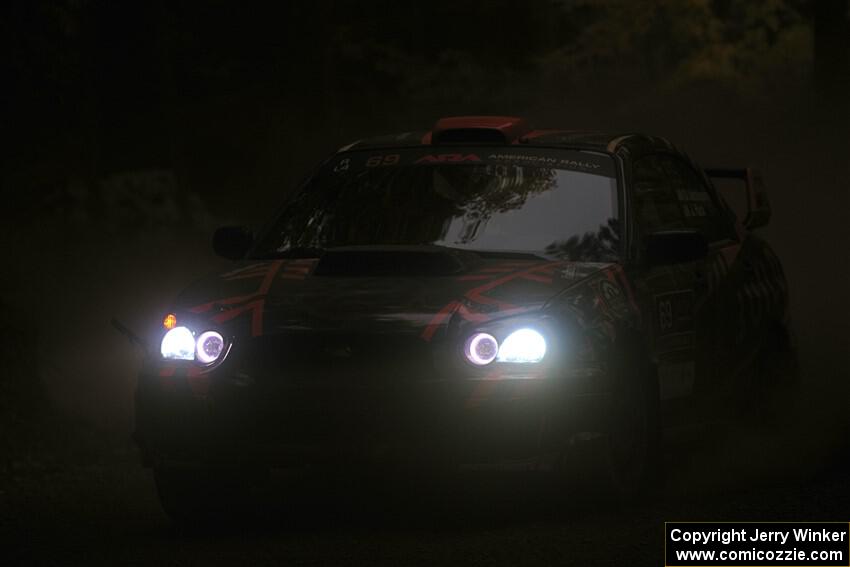 Gabe Jacobsohn / Jason Hack Subaru WRX STi on SS16, Mount Marquette.