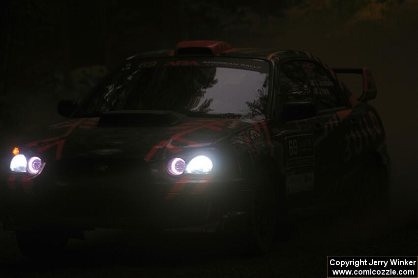 Gabe Jacobsohn / Jason Hack Subaru WRX STi on SS16, Mount Marquette.