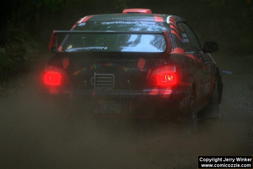 Gabe Jacobsohn / Jason Hack Subaru WRX STi on SS16, Mount Marquette.