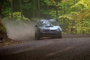 John Farrow / Michael Farrow Subaru WRX on SS16, Mount Marquette.