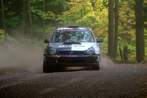 John Farrow / Michael Farrow Subaru WRX on SS16, Mount Marquette.