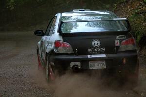 John Farrow / Michael Farrow Subaru WRX on SS16, Mount Marquette.