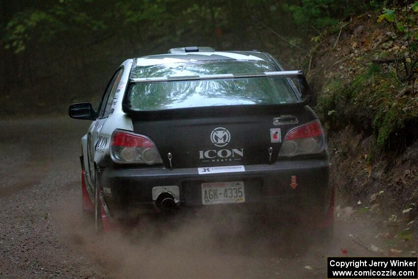 John Farrow / Michael Farrow Subaru WRX on SS16, Mount Marquette.