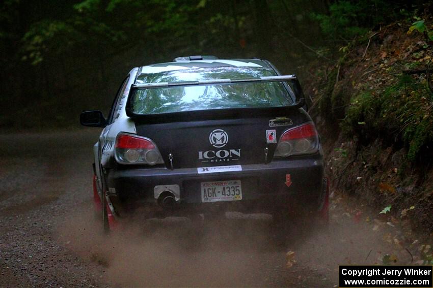 John Farrow / Michael Farrow Subaru WRX on SS16, Mount Marquette.