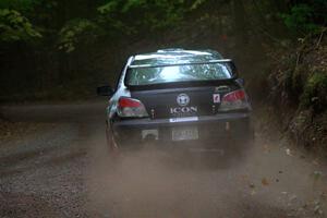 John Farrow / Michael Farrow Subaru WRX on SS16, Mount Marquette.