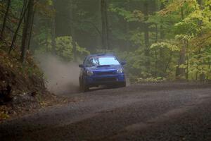 Jimmy Pelizzari / Kate Stevens Subaru WRX on SS16, Mount Marquette.