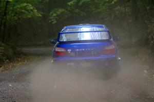 Jimmy Pelizzari / Kate Stevens Subaru WRX on SS16, Mount Marquette.