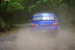 Jimmy Pelizzari / Kate Stevens Subaru WRX on SS16, Mount Marquette.