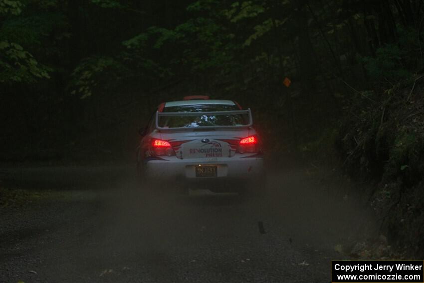 Andrew Layton / Joe Layton Subaru Impreza on SS16, Mount Marquette.