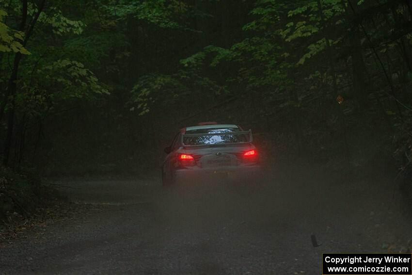 Andrew Layton / Joe Layton Subaru Impreza on SS16, Mount Marquette.