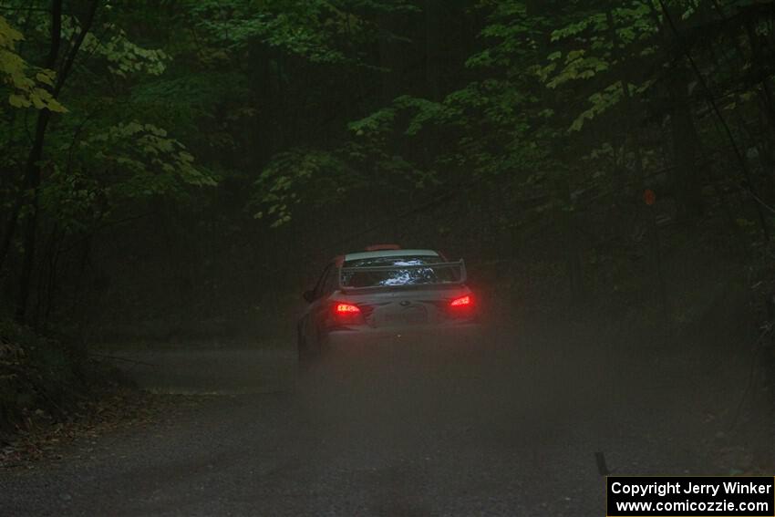 Andrew Layton / Joe Layton Subaru Impreza on SS16, Mount Marquette.