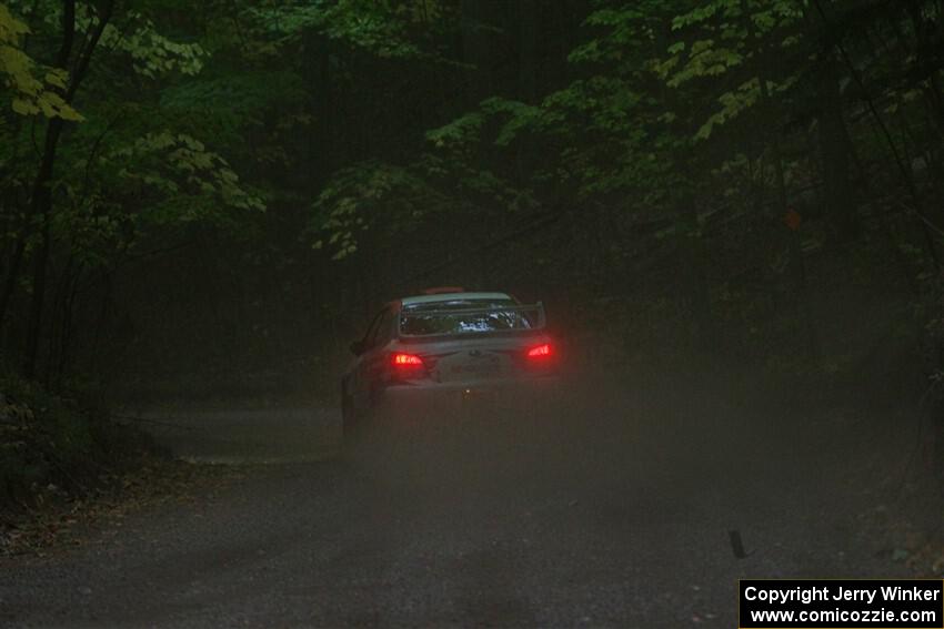 Andrew Layton / Joe Layton Subaru Impreza on SS16, Mount Marquette.