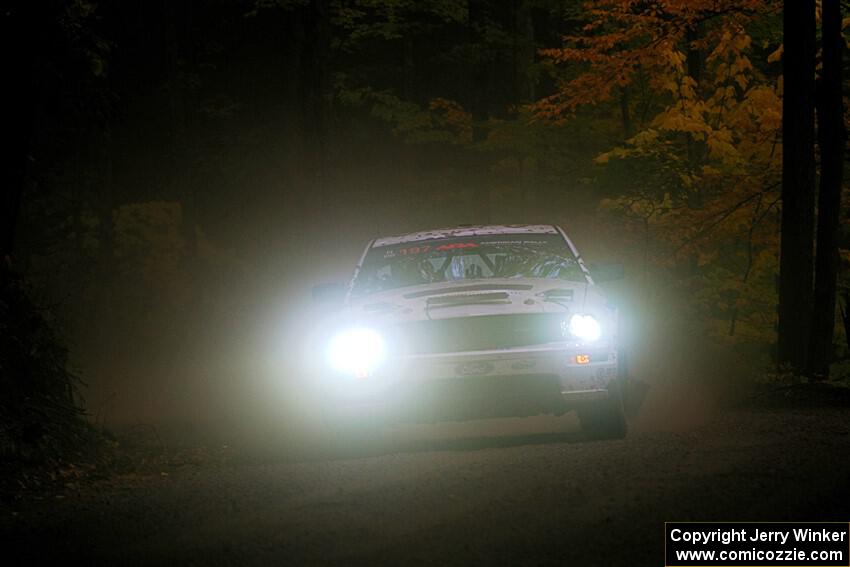 Dan Hayes / Boyd Smith Ford Mustang GT on SS16, Mount Marquette.