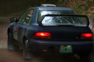 Charles Watson / Logan Bair Subaru Impreza on SS16, Mount Marquette.