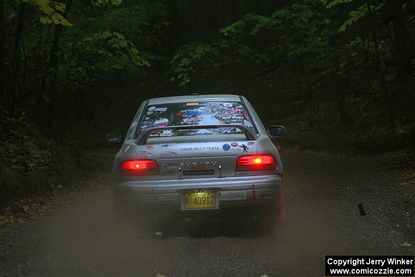 Madelyn Tabor / Sophia McKee Subaru Impreza 2.5RS on SS16, Mount Marquette.