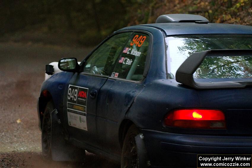 Charles Watson / Logan Bair Subaru Impreza on SS16, Mount Marquette.