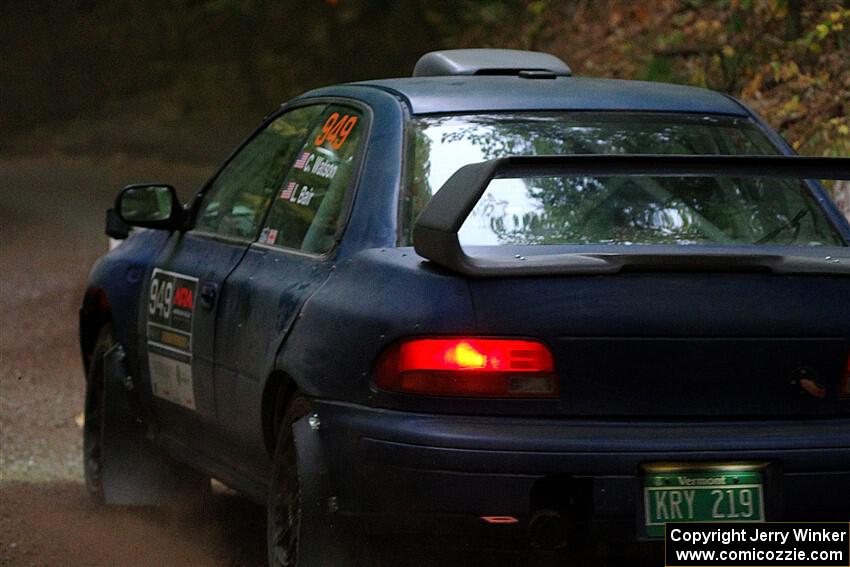 Charles Watson / Logan Bair Subaru Impreza on SS16, Mount Marquette.