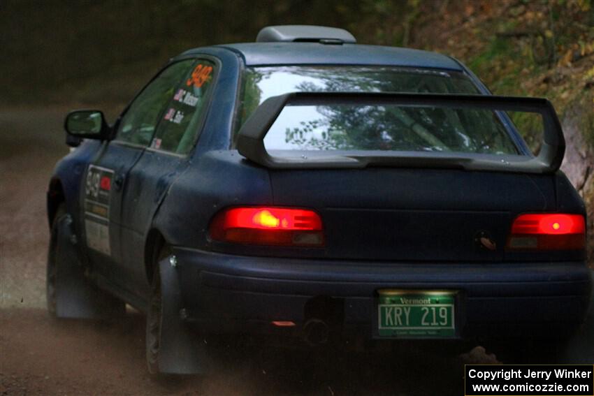 Charles Watson / Logan Bair Subaru Impreza on SS16, Mount Marquette.