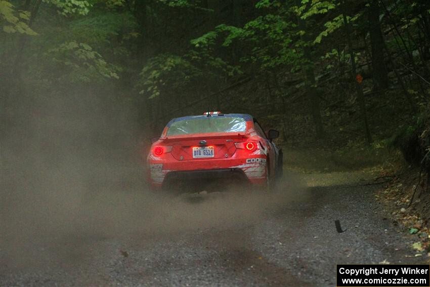 Santiago Iglesias / R.J. Kassel Subaru BRZ on SS16, Mount Marquette.