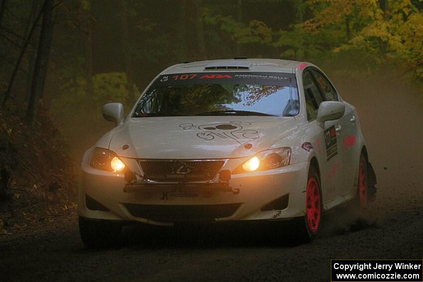 Richo Healey / Michelle Miller Lexus IS250 on SS16, Mount Marquette.