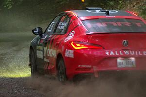 Chris Sladek / Weston Davis Acura Integra on SS16, Mount Marquette.