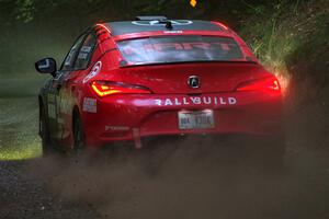 Chris Sladek / Weston Davis Acura Integra on SS16, Mount Marquette.