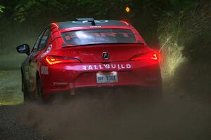 Chris Sladek / Weston Davis Acura Integra on SS16, Mount Marquette.