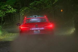 Chris Sladek / Weston Davis Acura Integra on SS16, Mount Marquette.