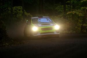 Tim Rooney / Claudia Barbera-Pullen Subaru WRX STi on SS16, Mount Marquette.