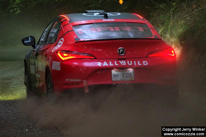 Chris Sladek / Weston Davis Acura Integra on SS16, Mount Marquette.