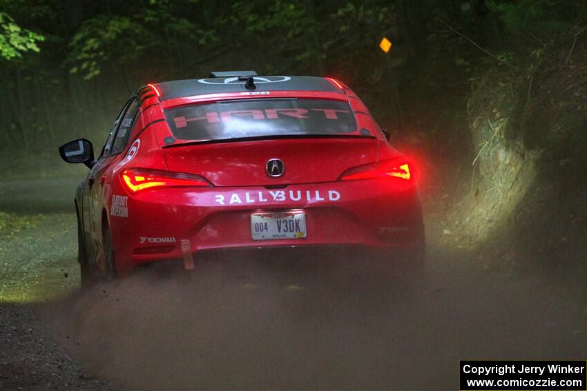 Chris Sladek / Weston Davis Acura Integra on SS16, Mount Marquette.