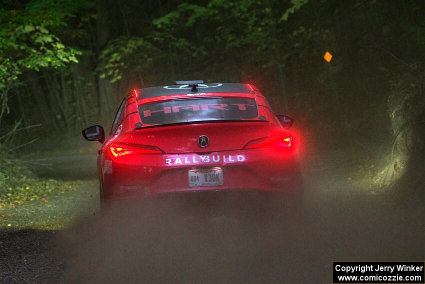 Chris Sladek / Weston Davis Acura Integra on SS16, Mount Marquette.