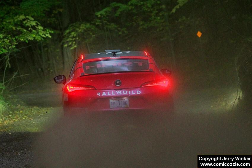 Chris Sladek / Weston Davis Acura Integra on SS16, Mount Marquette.