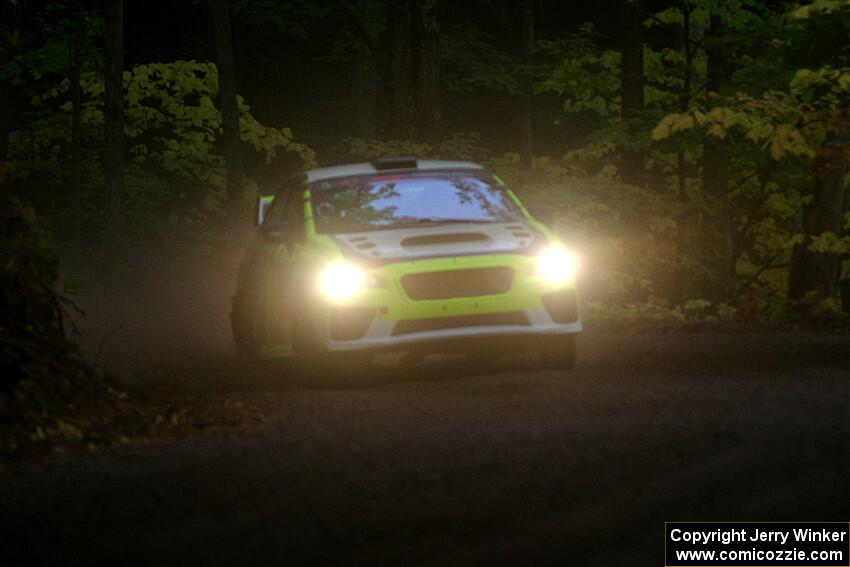 Tim Rooney / Claudia Barbera-Pullen Subaru WRX STi on SS16, Mount Marquette.