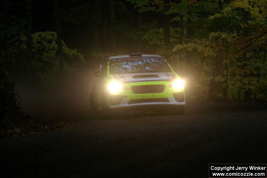 Tim Rooney / Claudia Barbera-Pullen Subaru WRX STi on SS16, Mount Marquette.