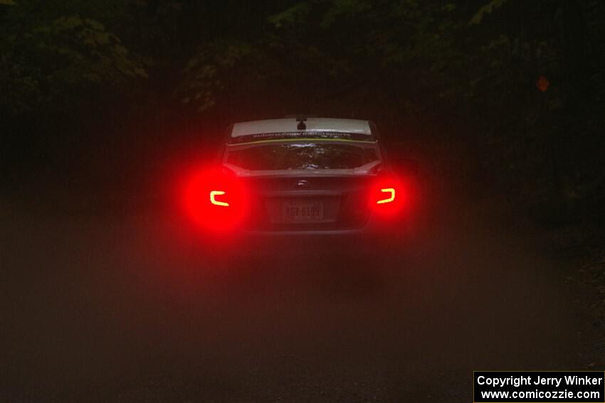 Tim Rooney / Claudia Barbera-Pullen Subaru WRX STi on SS16, Mount Marquette.