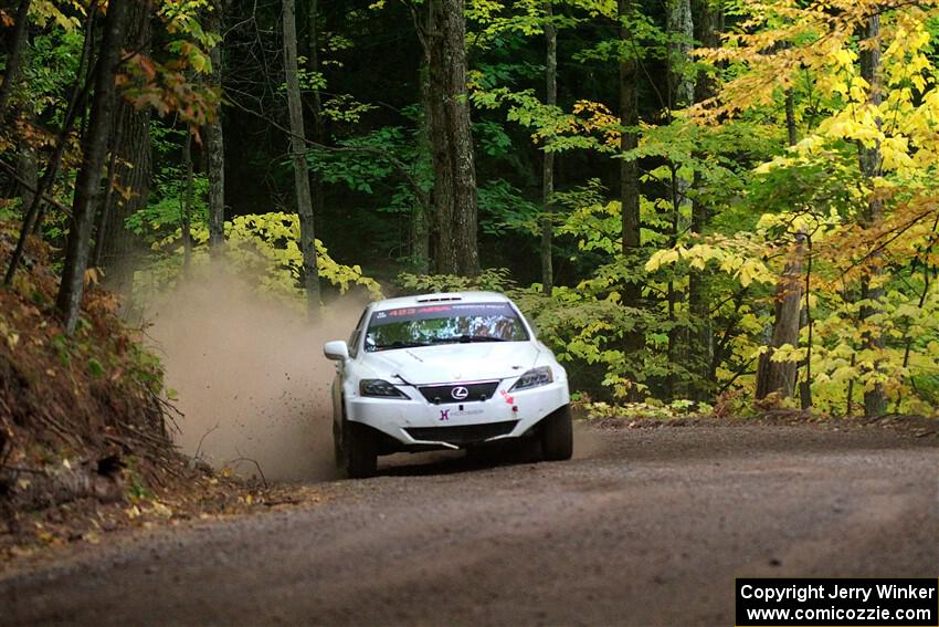 Michael Hooper / Michael Hordijk Lexus IS350 on SS16, Mount Marquette.