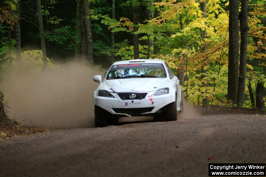 Michael Hooper / Michael Hordijk Lexus IS350 on SS16, Mount Marquette.