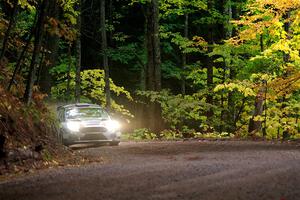 Javier Olivares / K.J. Miller Ford Fiesta Rally2 on SS16, Mount Marquette.