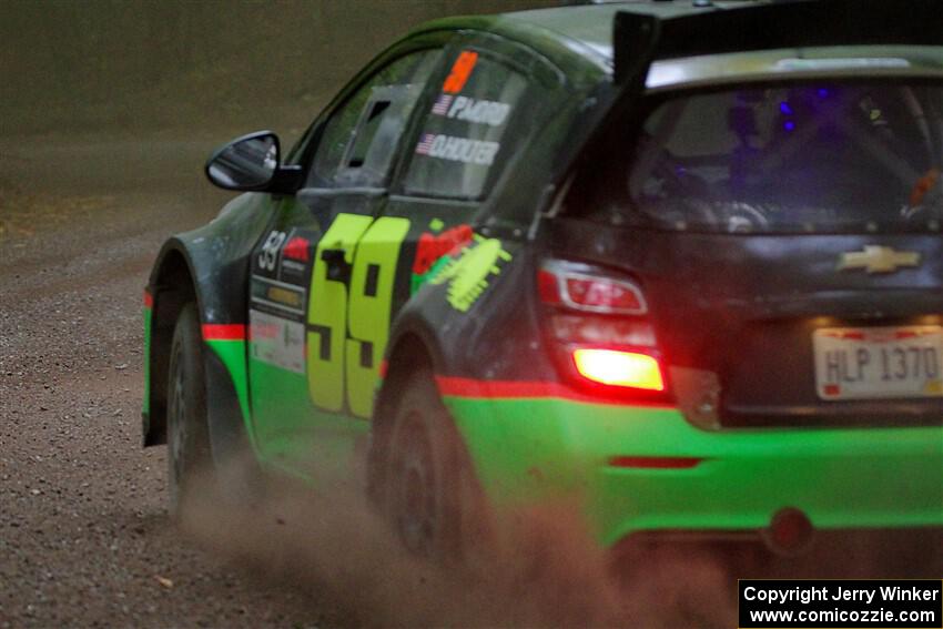 Pat Moro / Ole Holter Chevy Sonic LS on SS16, Mount Marquette.