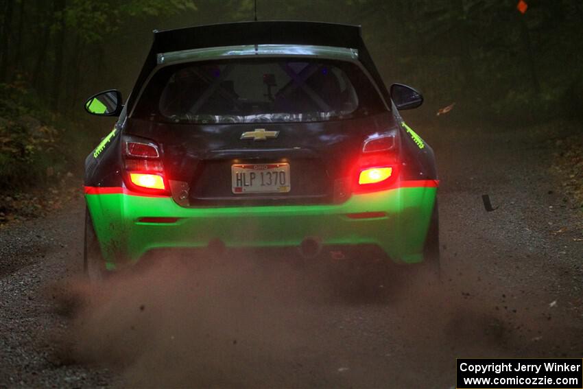 Pat Moro / Ole Holter Chevy Sonic LS on SS16, Mount Marquette.